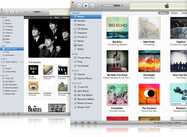 Screenshot af Apple iTunes for Mac