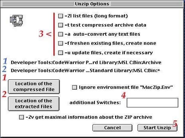 Screenshot af MacZip für Mac