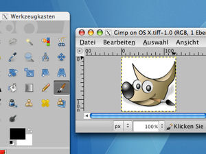 Screenshot af GIMP für Mac
