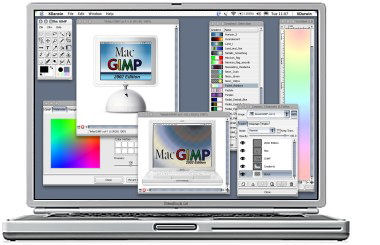 Screenshot af GIMP für Mac