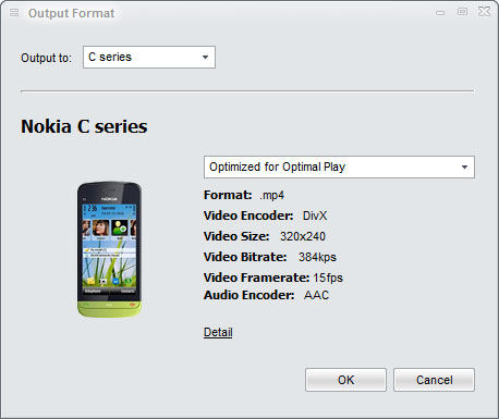 Screenshot af Free Nokia Converter