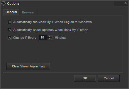 Screenshot af Mask My IP