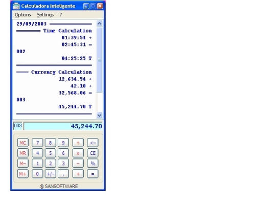 Screenshot af Calculadora Inteligente FREE