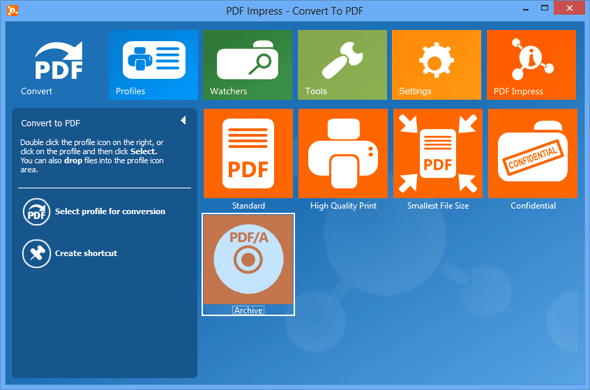 Screenshot af PDF Impress