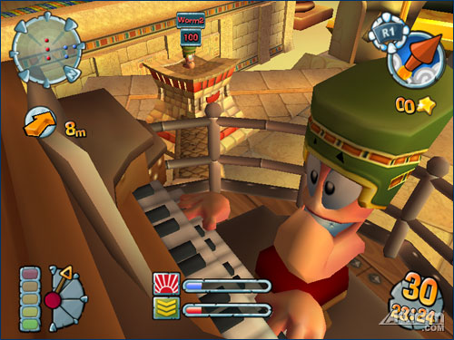 Screenshot af Worms Forts Under Siege