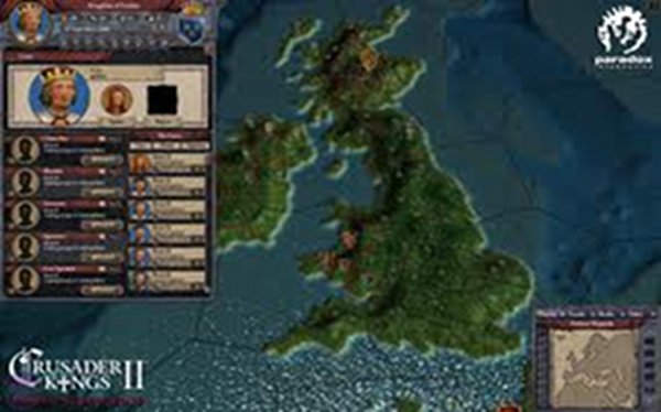 Screenshot af Crusader Kings