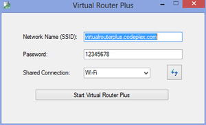 Screenshot af Virtual Router Plus