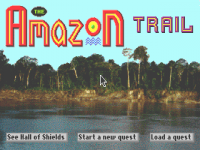 Screenshot af The Amazon Trail