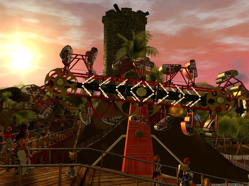 Screenshot af RollerCoaster Tycoon