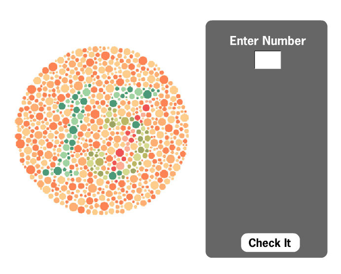 Screenshot af Testen Sie, ob Sie farbenblind sind