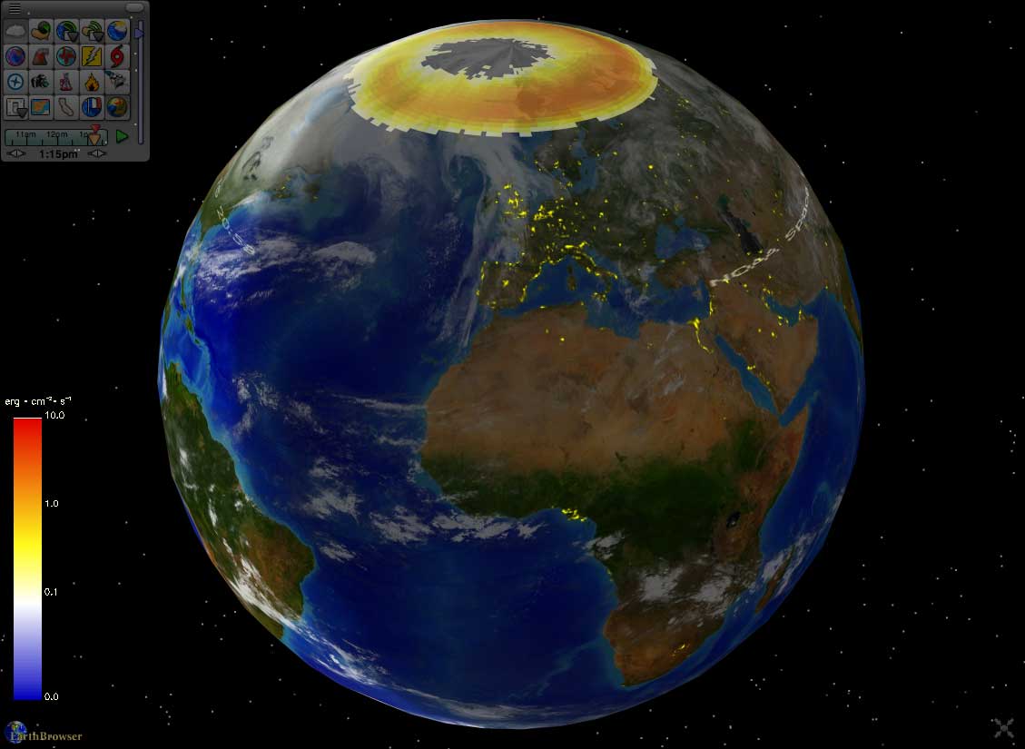 Screenshot af Earth Browser