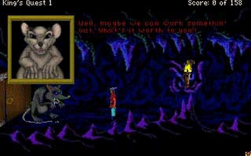 Screenshot af King's Quest 2