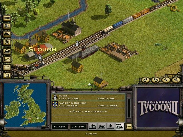 Screenshot af RailRoad Tycoon