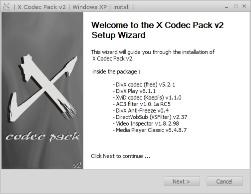 Screenshot af Codec Pack All in 1